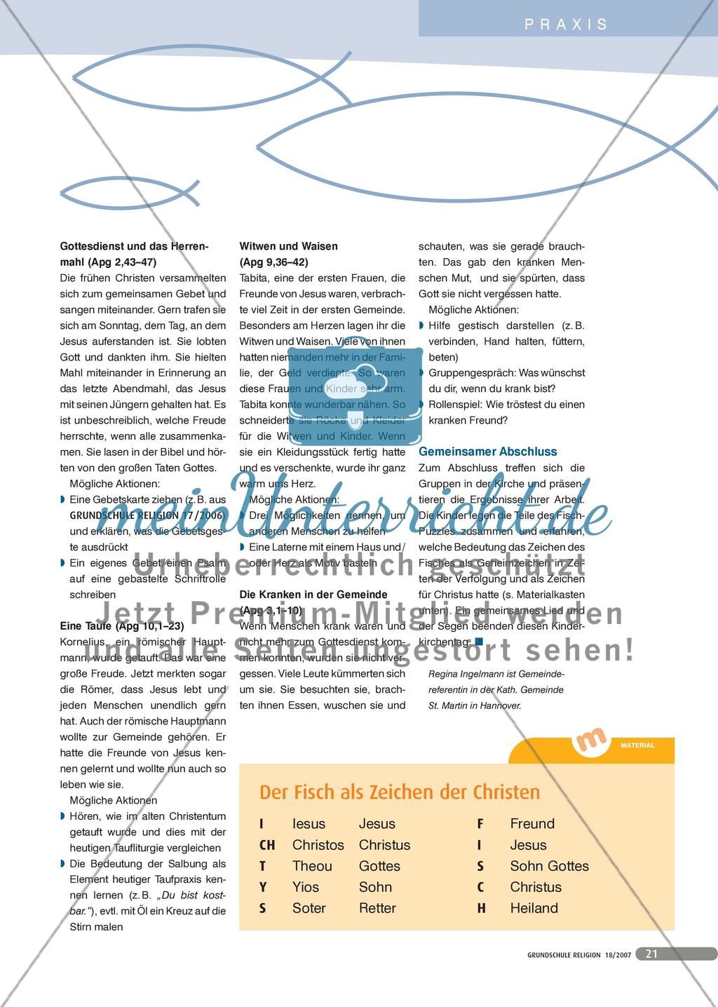 Das Leben der ersten Christen - Ein Kinderkirchentag Preview 2