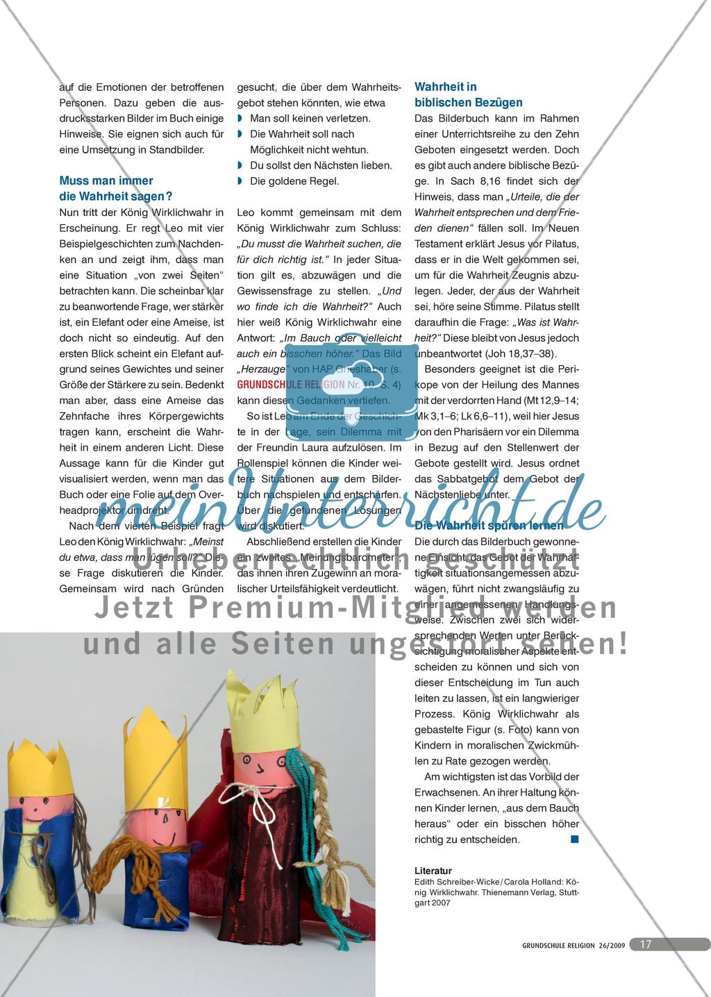 König Wirklichwahr - Gespräche über Wahrheit und Lüge Preview 2