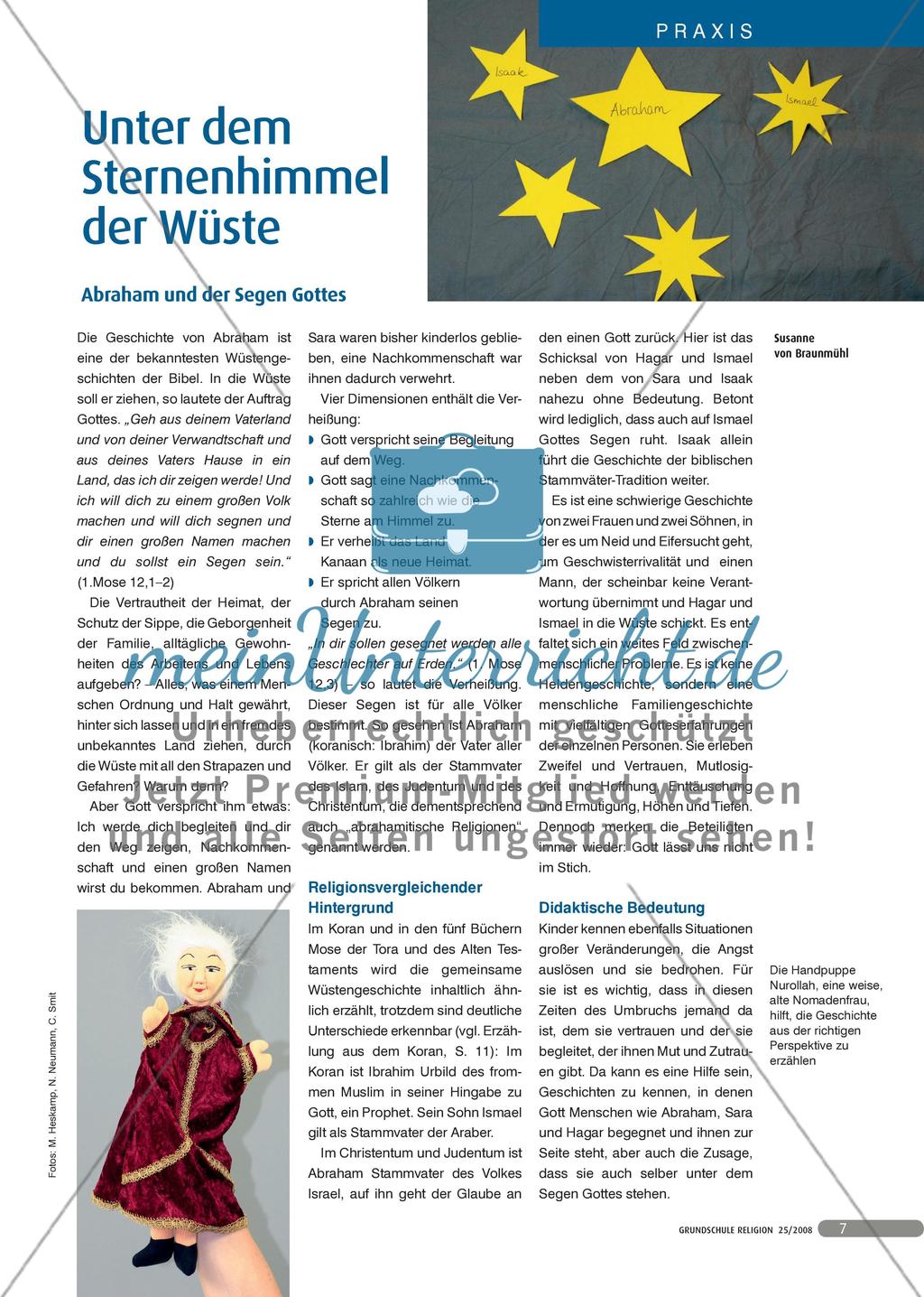 Unter dem Sternenhimmel der Wüste - Abraham und der Segen Gottes Preview 1