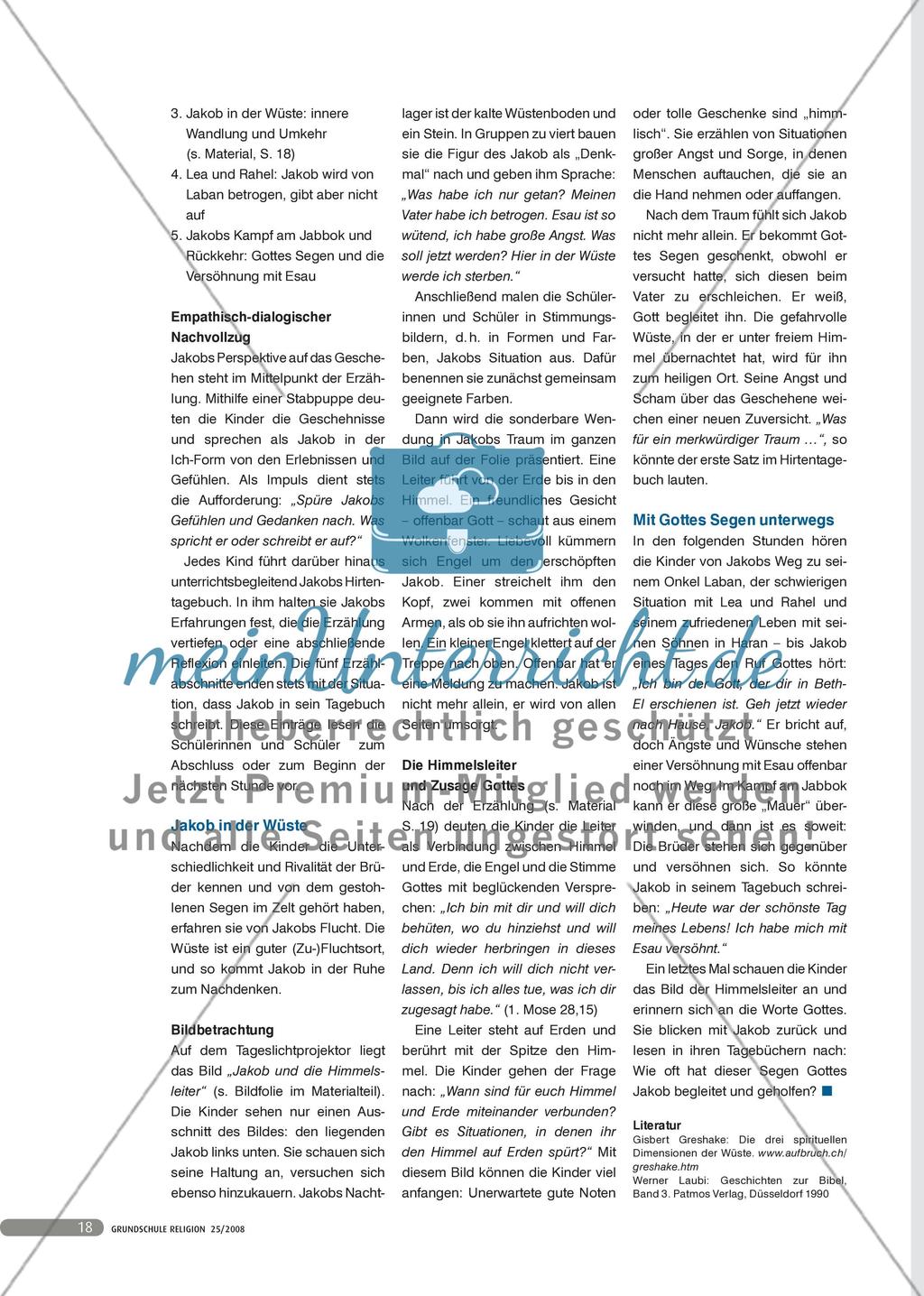 Flucht in die Wüste - Jakob und die Himmelsleiter Preview 2