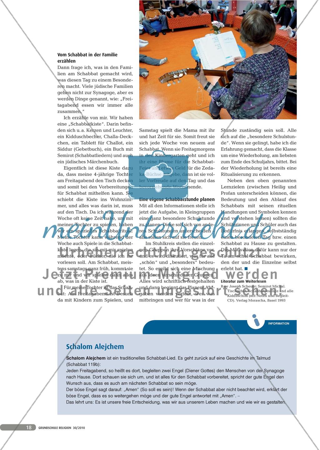 Schabbat in einer jüdischen Schule Preview 3