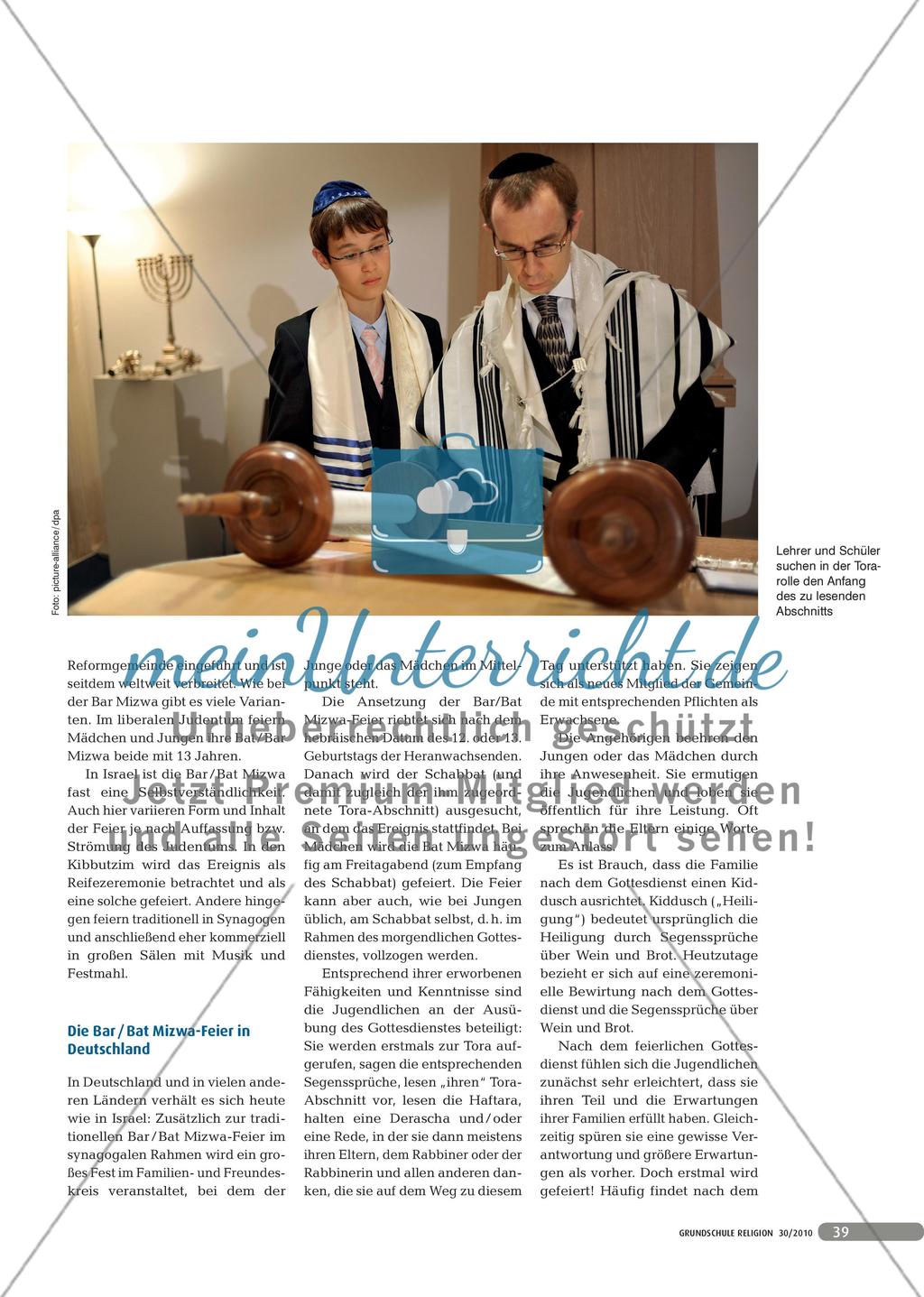 Bar / Bat Mizwa: Ein besonderes Fest im Judentum Preview 2