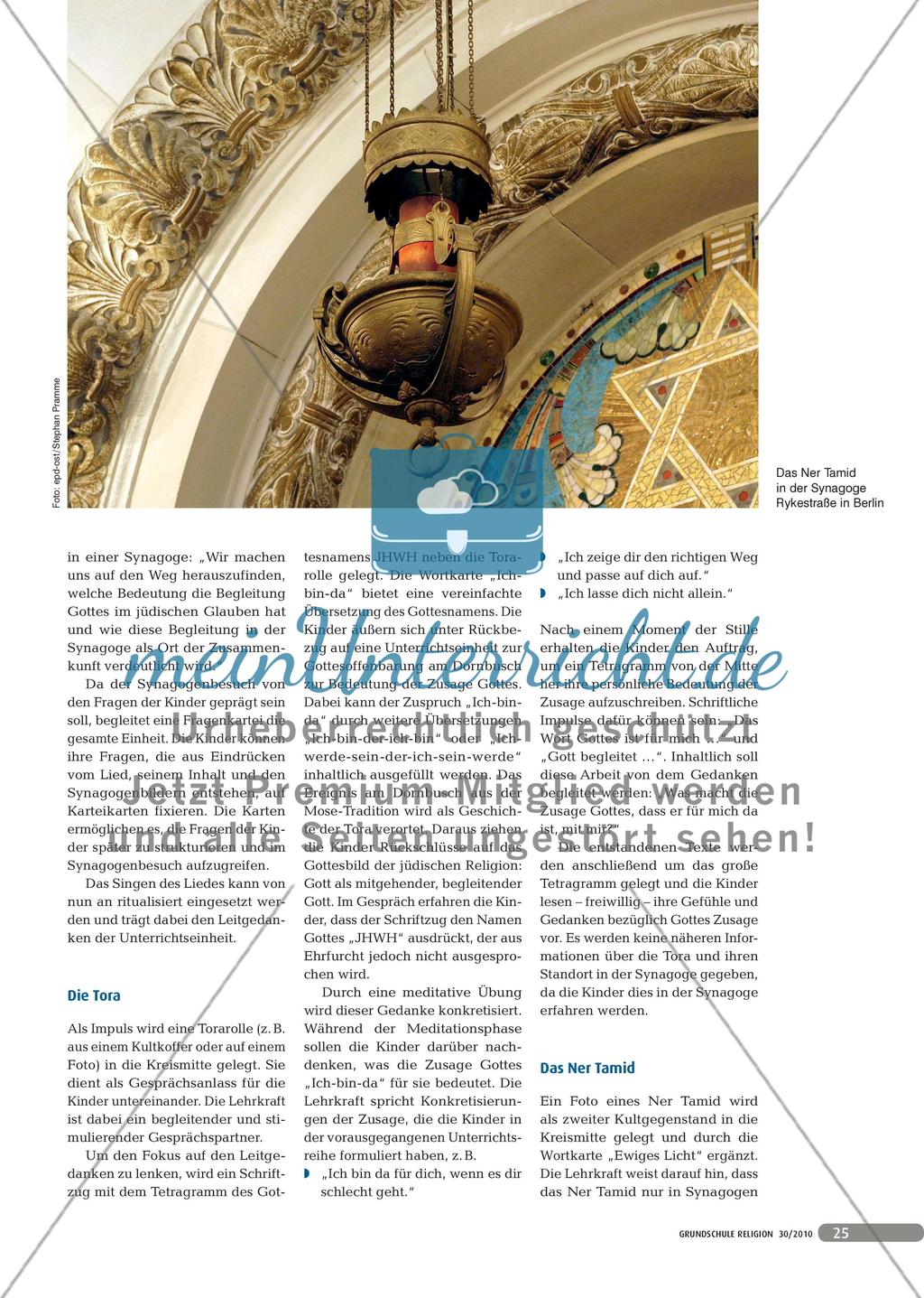 Christliche Kinder in einer Synagoge Preview 2