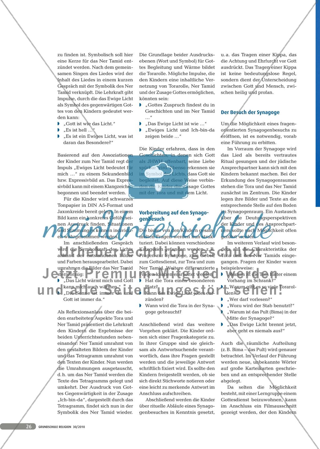 Christliche Kinder in einer Synagoge Preview 3