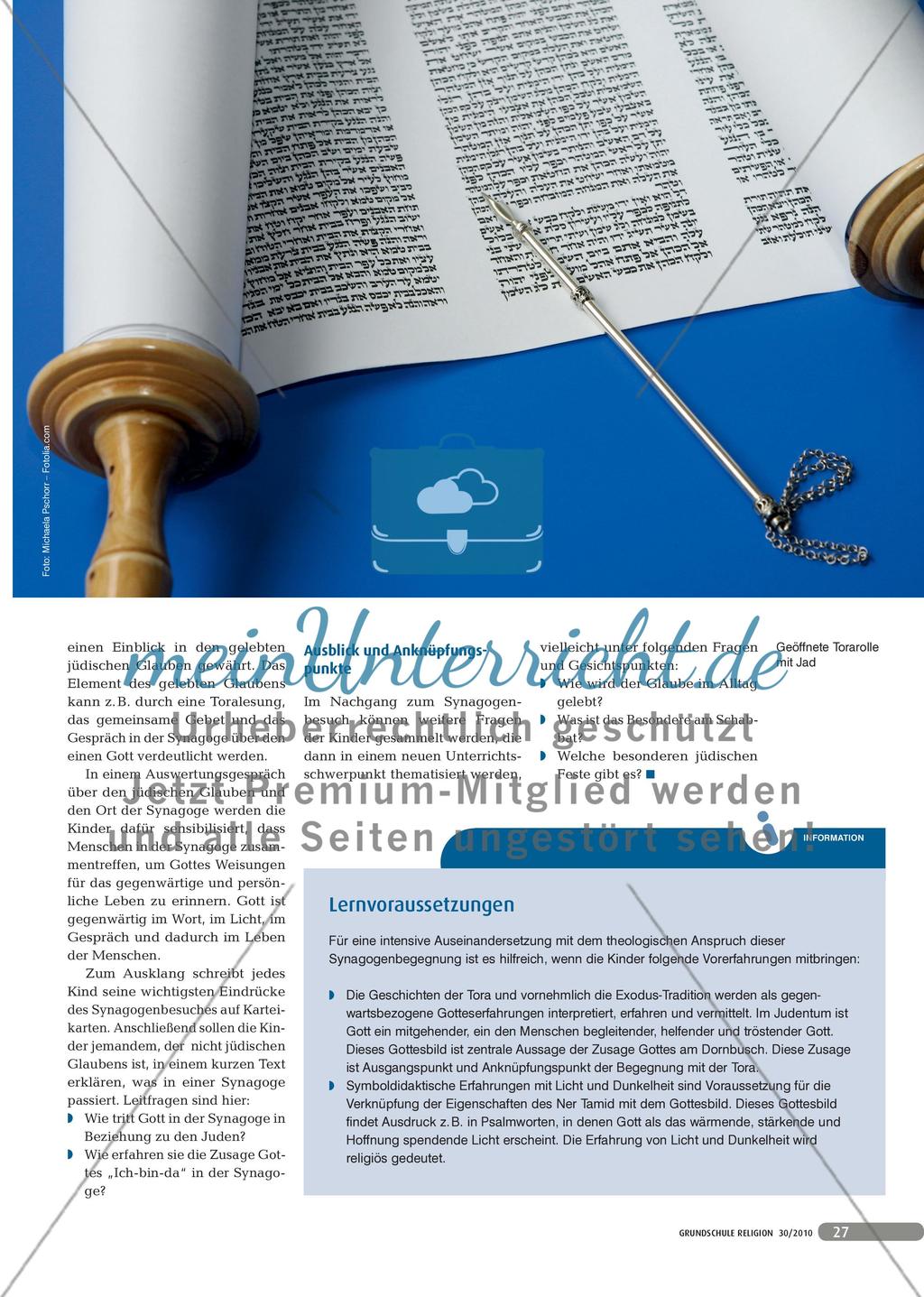 Christliche Kinder in einer Synagoge Preview 4