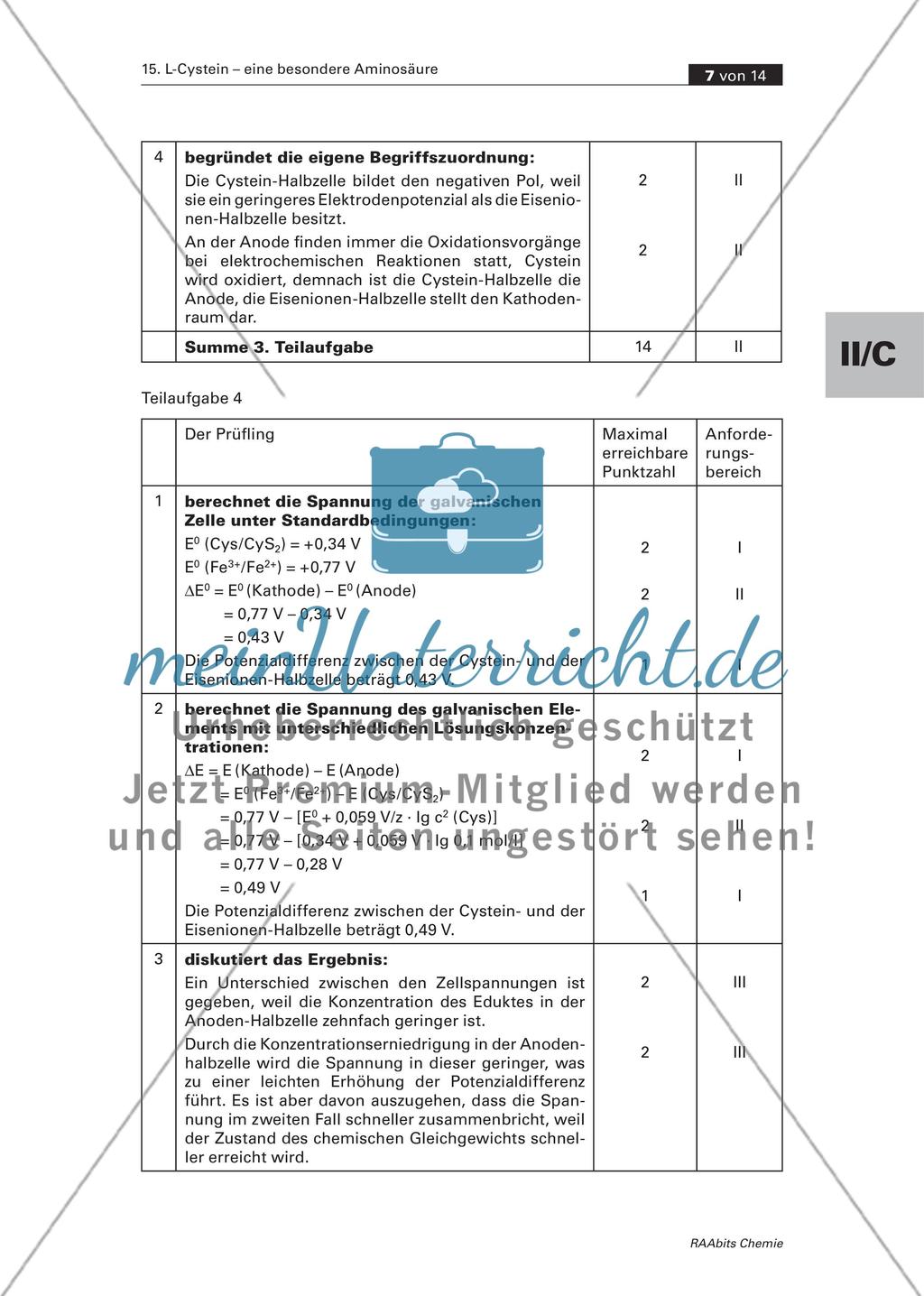 Die Aminosäure L-Cystein als Batterie? Preview 5