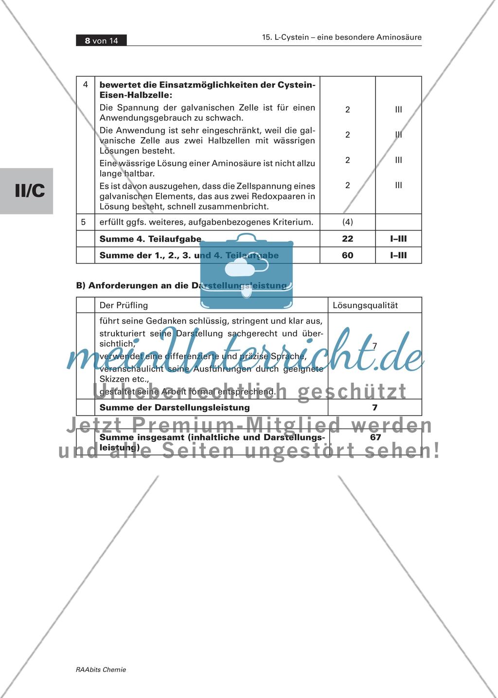 Die Aminosäure L-Cystein als Batterie? Preview 6