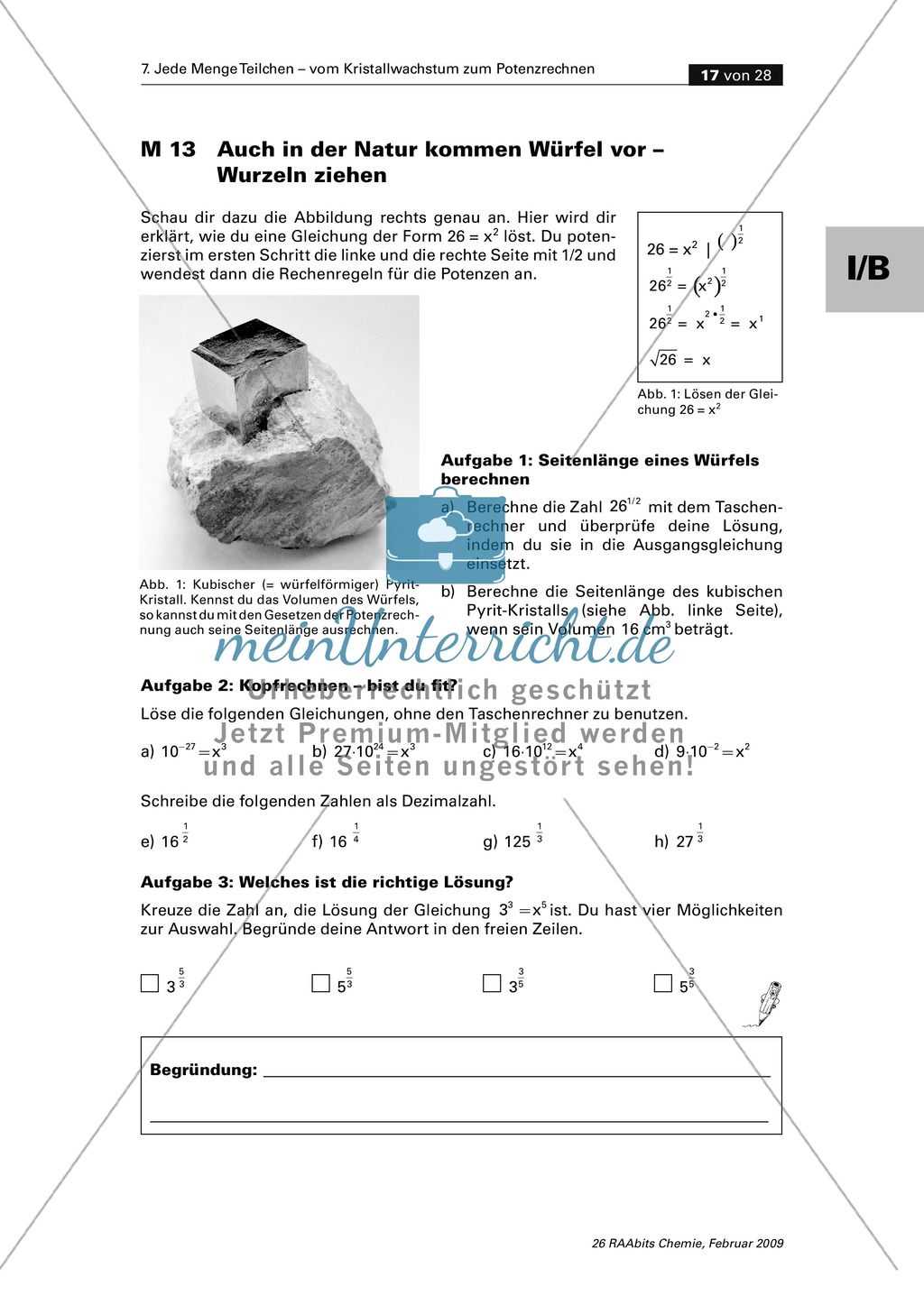 Rechnen mit großen Zahlen: Größe eines Aluminiumatoms Preview 2