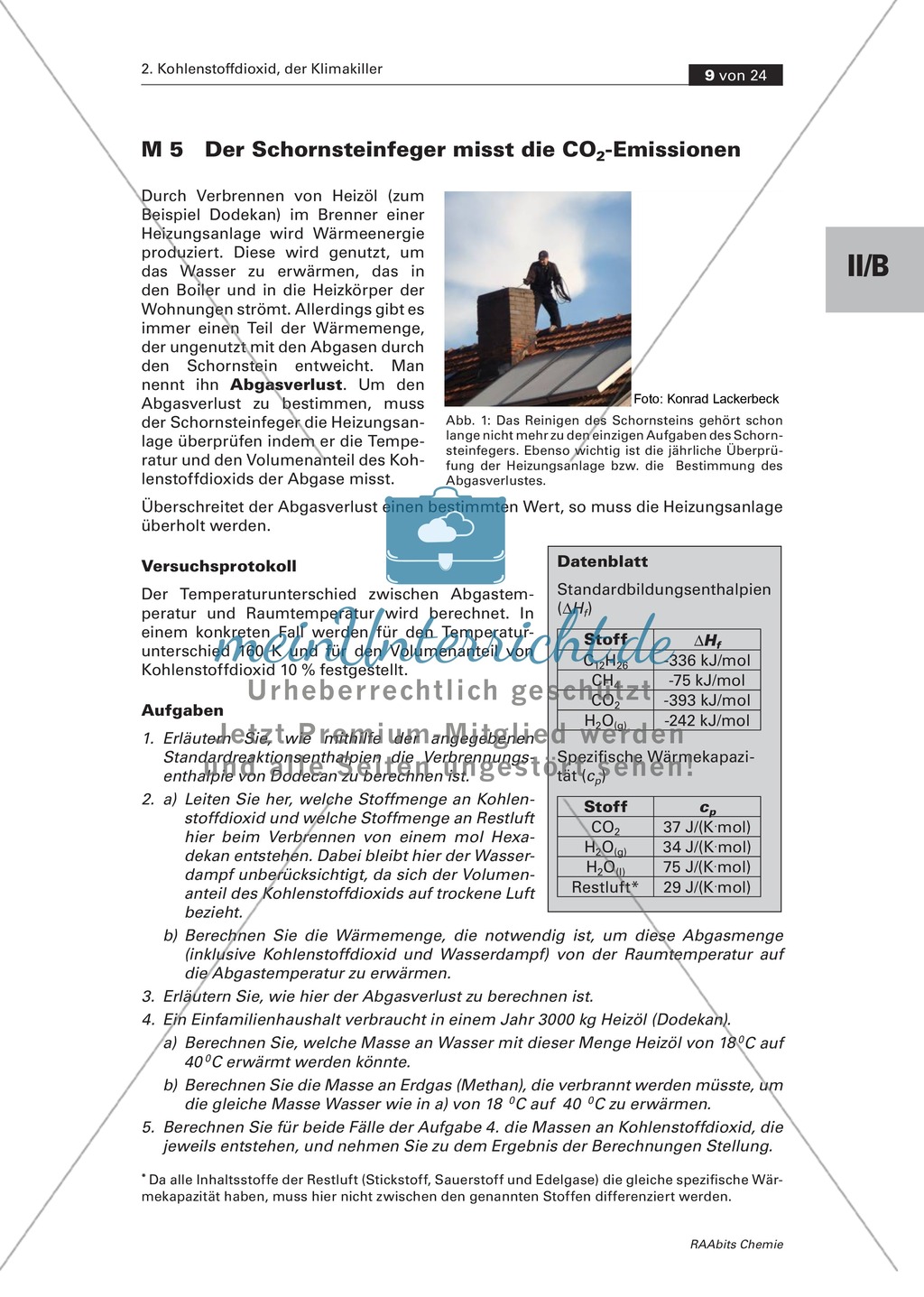 Experimentelle Bestimmung der Wärmemengen verschiedener Energieträger Preview 3