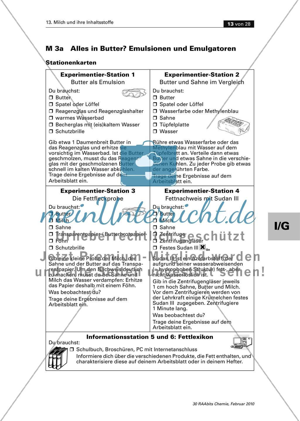 Alles in Butter? Emulsionen und Emulgatoren Preview 1