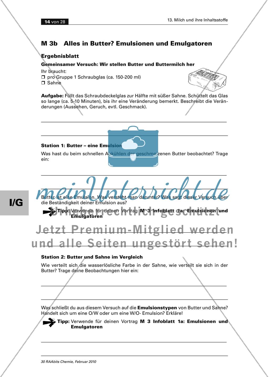 Alles in Butter? Emulsionen und Emulgatoren Preview 2