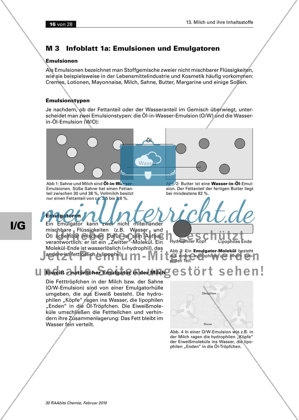 Alles in Butter? Emulsionen und Emulgatoren Preview 4