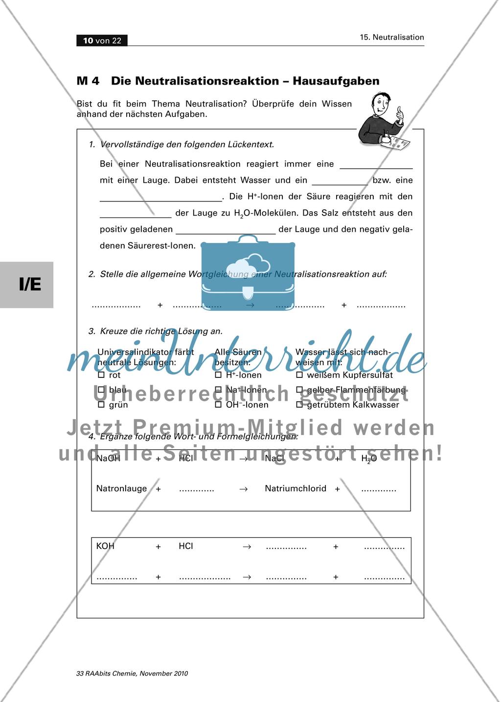 Neutralisation – Säuren und Laugen mischen Preview 5