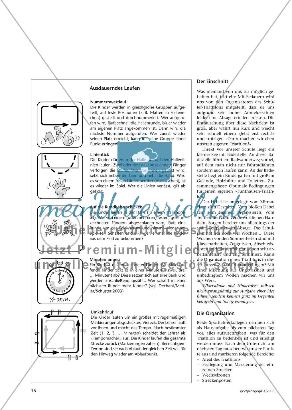 Ein Schülertriathlon – hausgemacht! - Wie eine Idee mit vereinten Kräften Wirklichkeit wird Preview 3