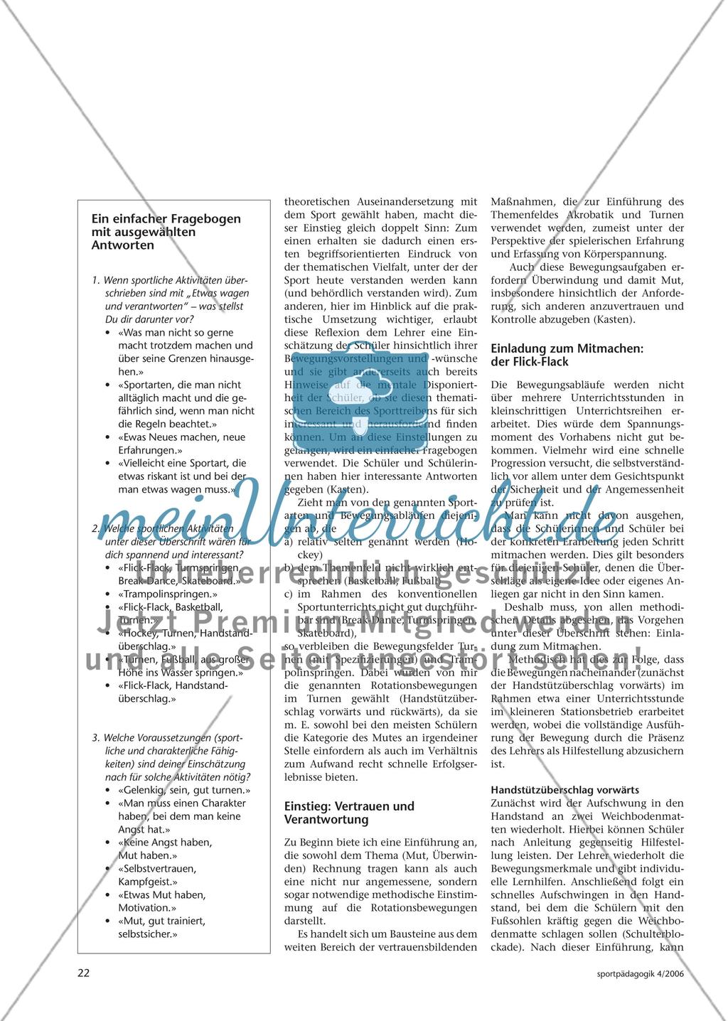 Nicht feige, nicht verwegen – aber mutig - Eine persönliche Kategorie thematisieren Preview 2