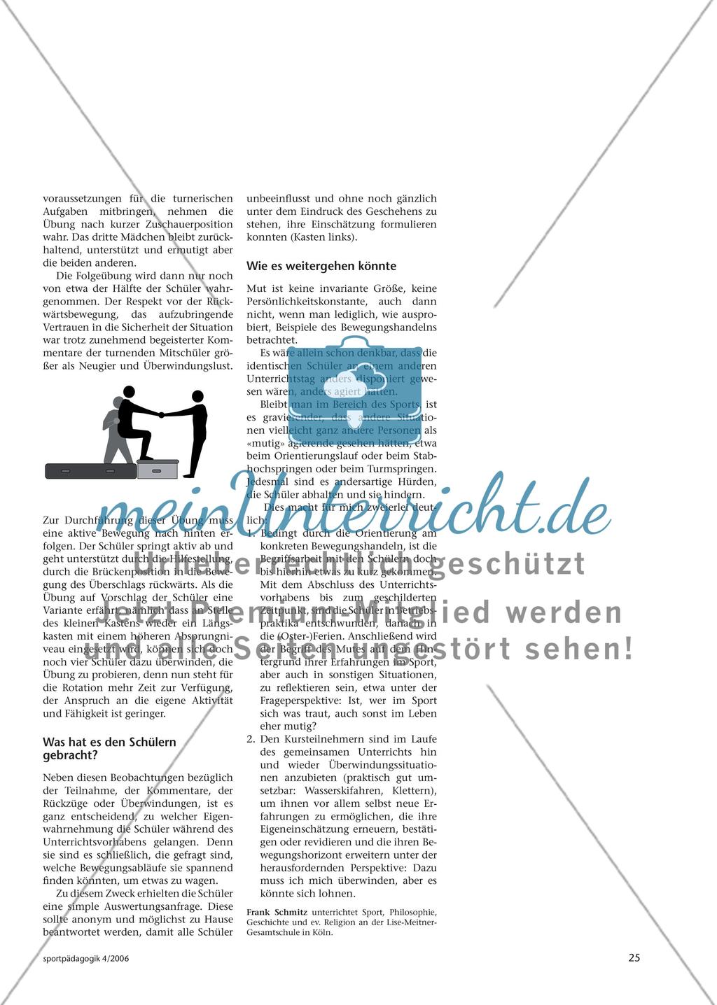 Nicht feige, nicht verwegen – aber mutig - Eine persönliche Kategorie thematisieren Preview 5