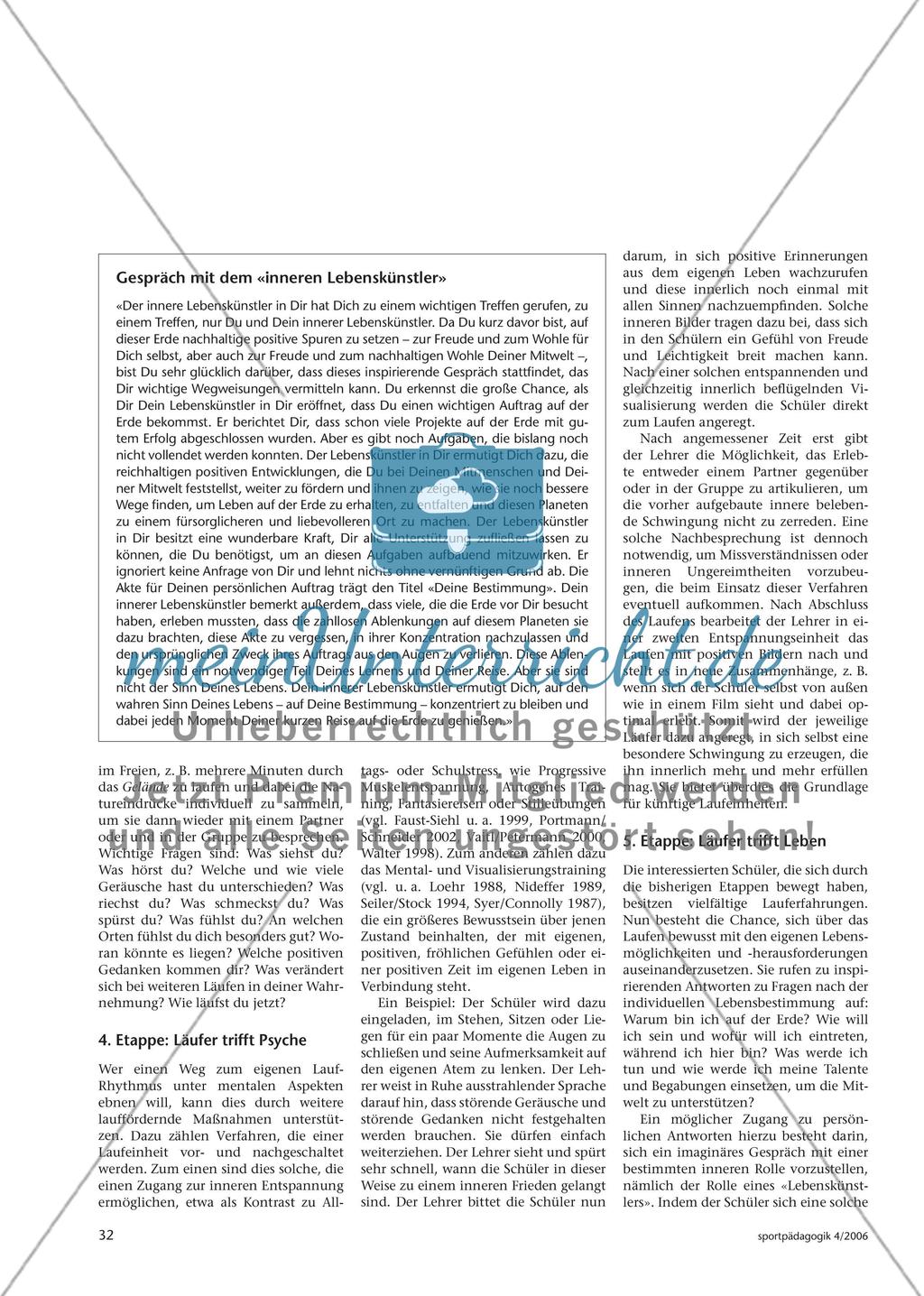 Lebenslauf(en) in Etappen - Über das Laufen zur persönlichen Orientierung Preview 3