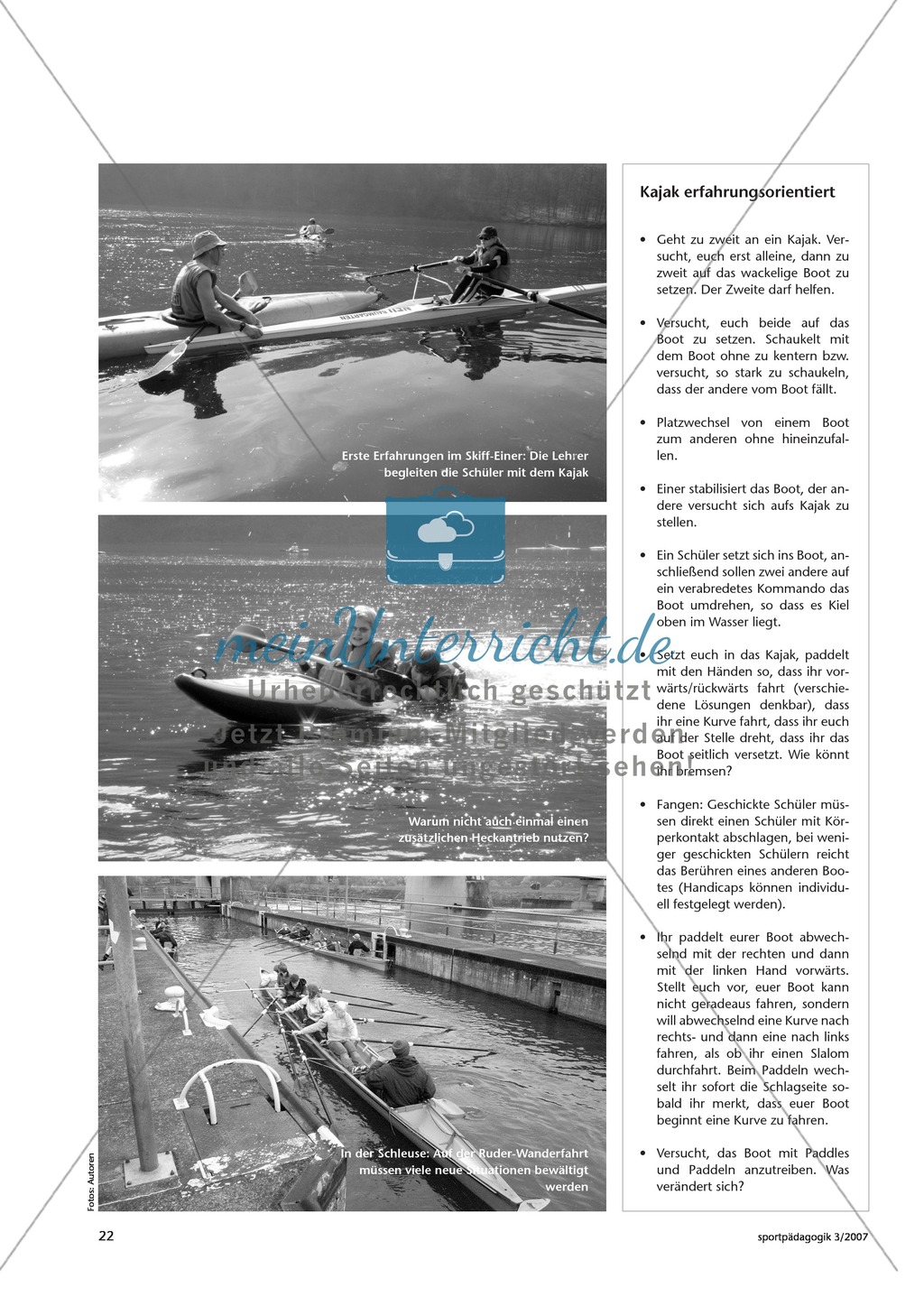 Wassersport: Rudern an Schüler mit Sehbeschädigung vermitteln Preview 5