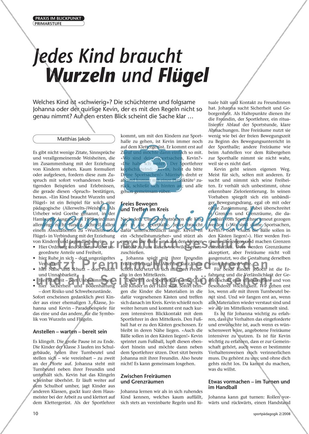 Jedes Kind braucht Wurzeln und Flügel Preview 1