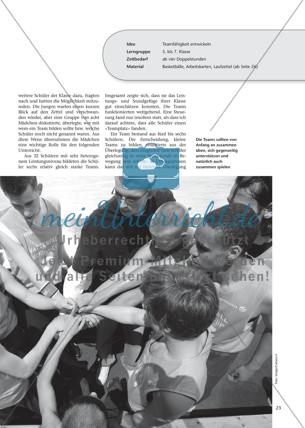 Teamentwicklung im Basketball Preview 2