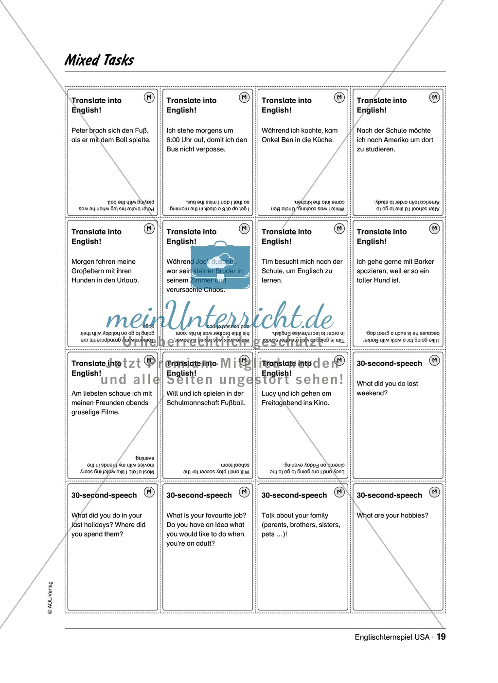 Englischlernspiel USA: Spielkarten + Informationen zu Sehenswürdigkeiten Preview 14
