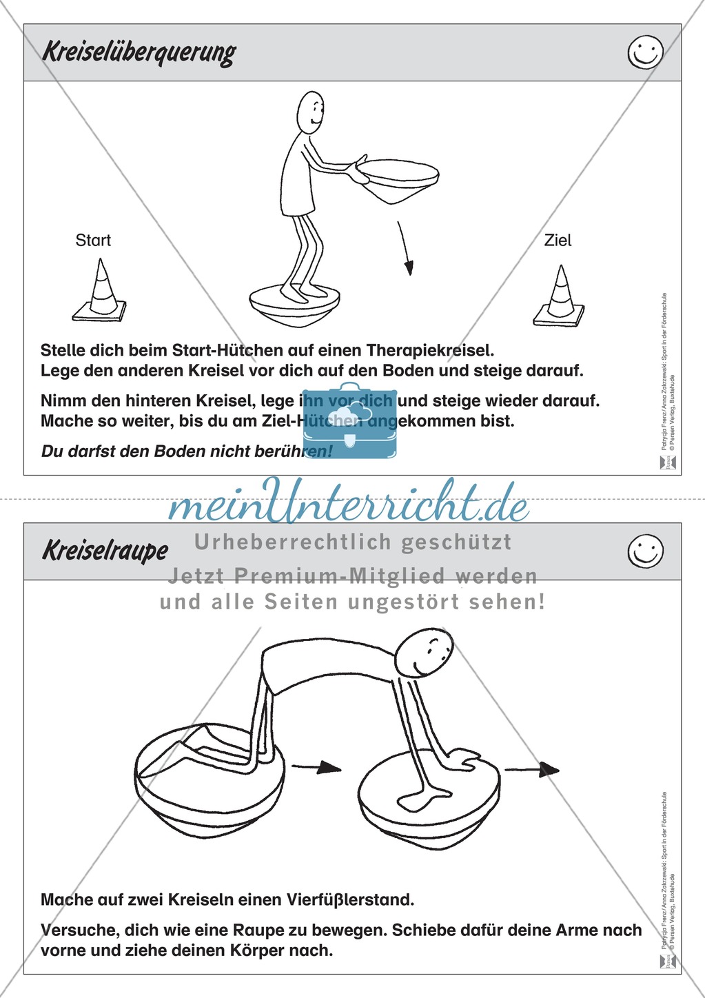 Übungen und Stationsbetriebe zum Thema