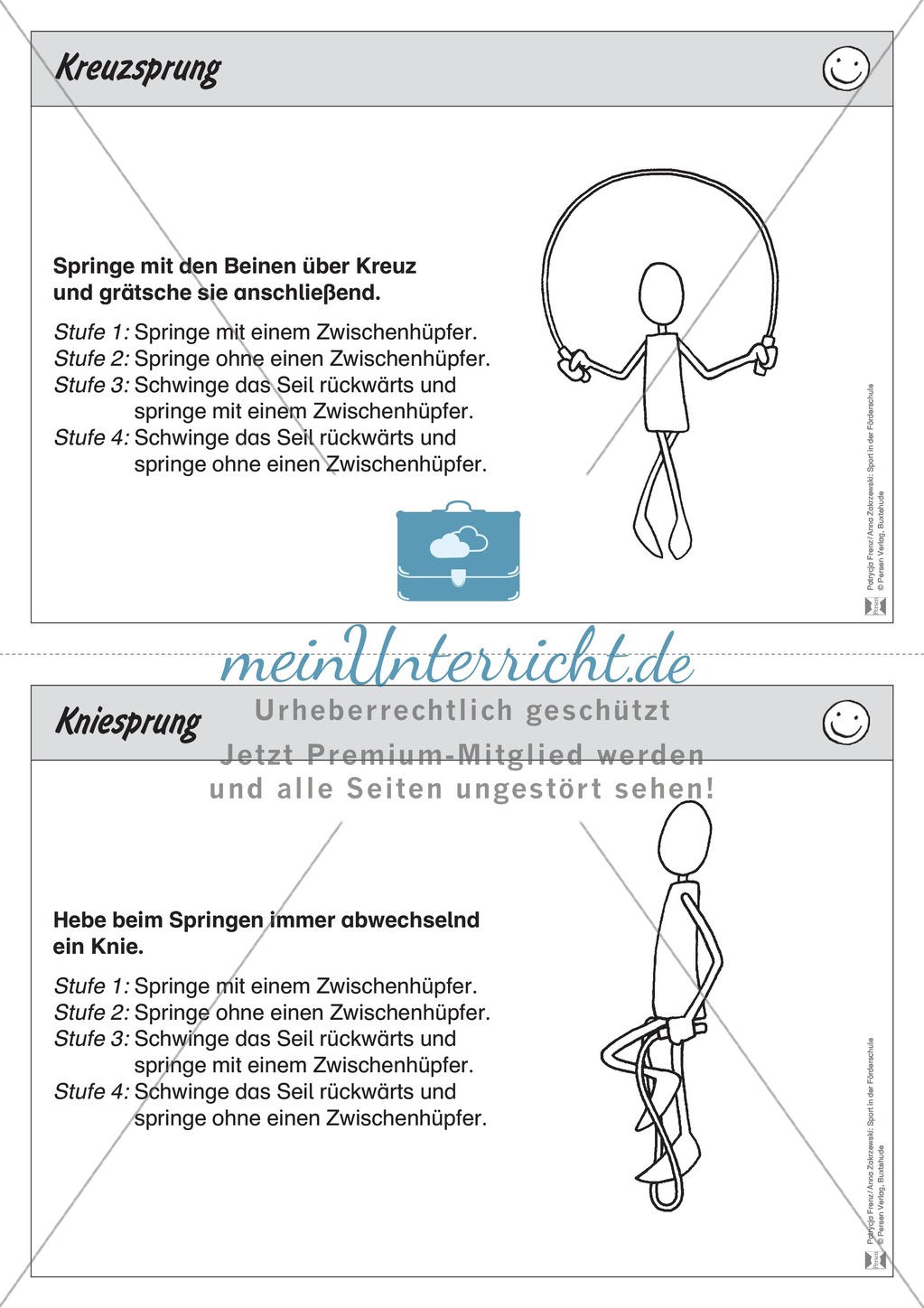 Übungen und Stationsbetriebe zum Thema