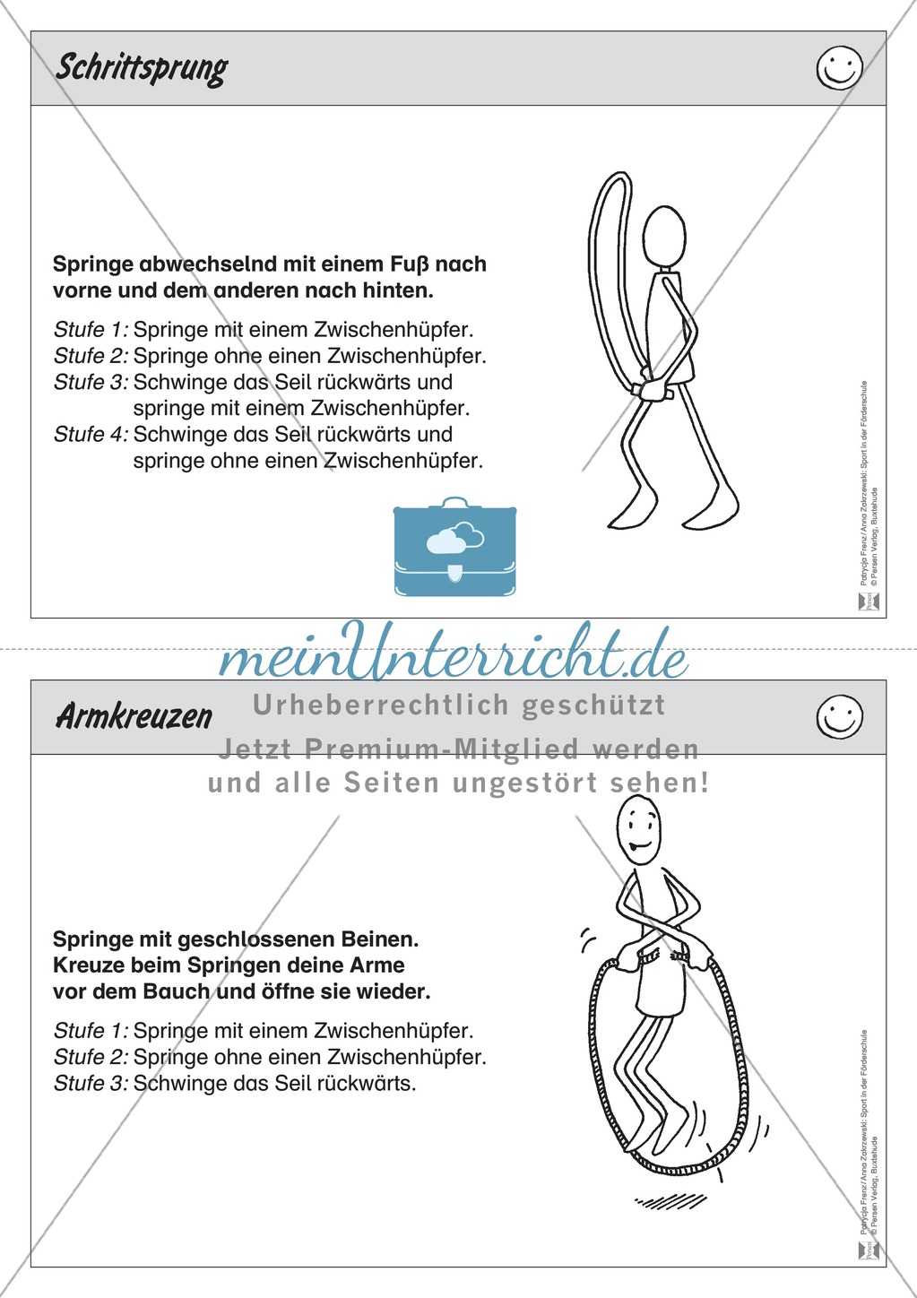 Übungen und Stationsbetriebe zum Thema