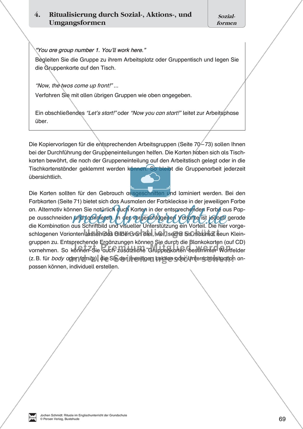 Sozialformen: Frontalunterricht, Einzel-, Partner- oder Gruppenarbeit Preview 11
