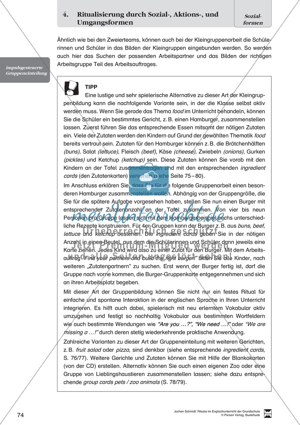 Sozialformen: Frontalunterricht, Einzel-, Partner- oder Gruppenarbeit Preview 16