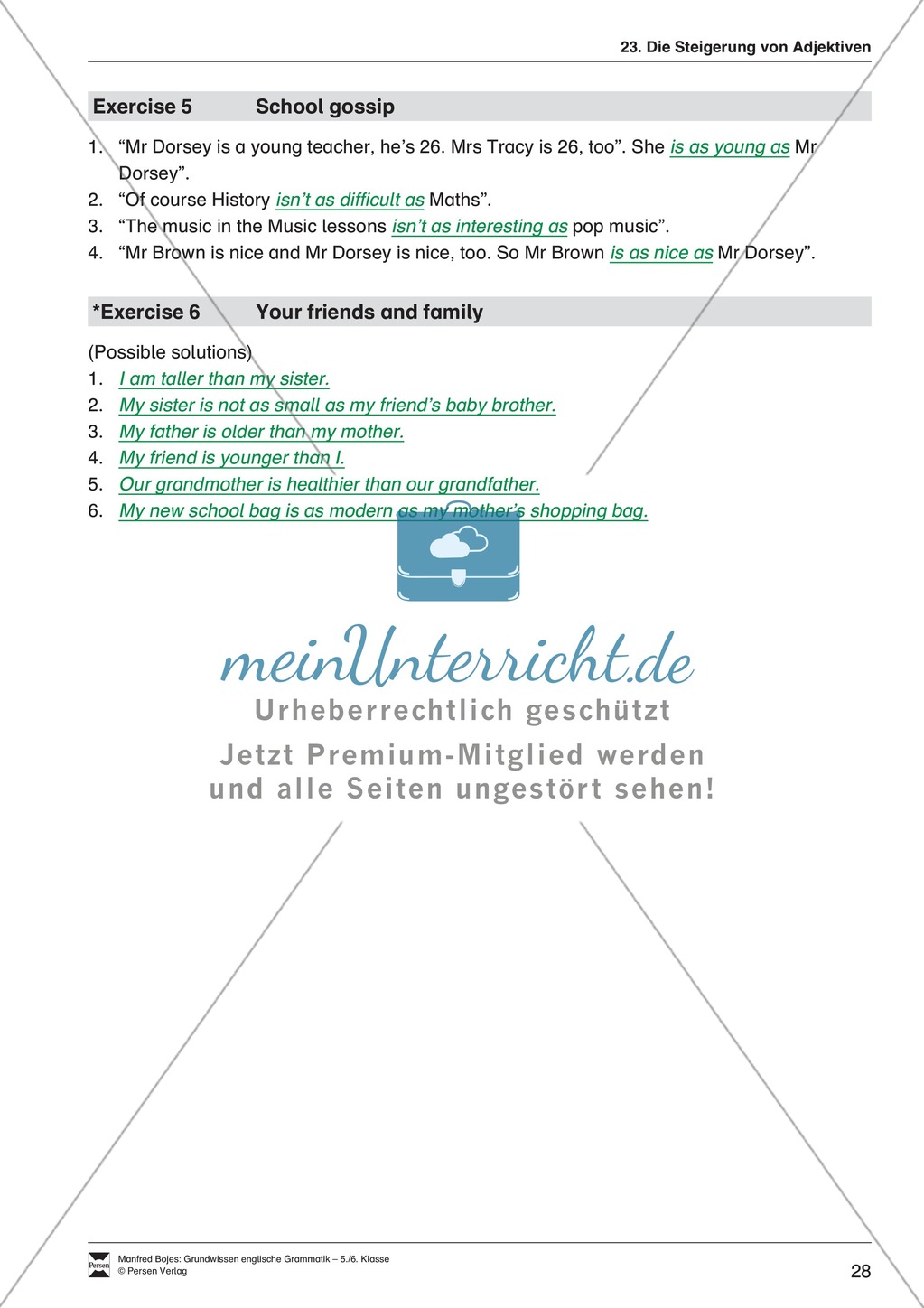 Bestätigungsfragen (question tags): Erklärung + Beispiele + Übungen Preview 30