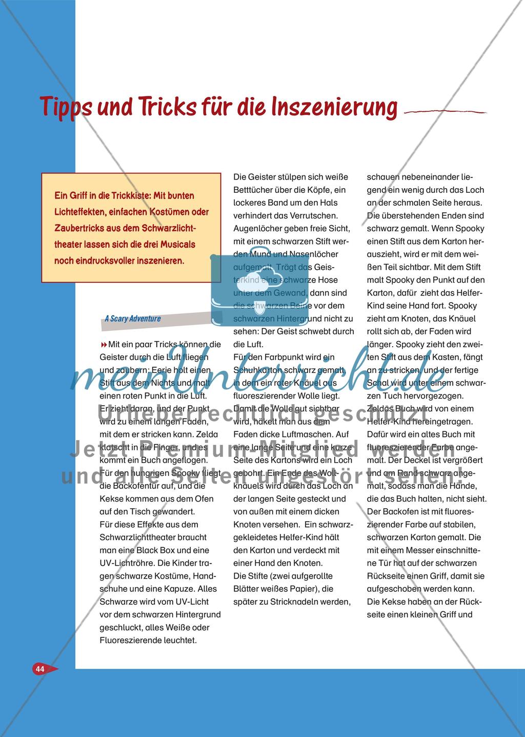 Tipps und Tricks für die Inszenierung Preview 1