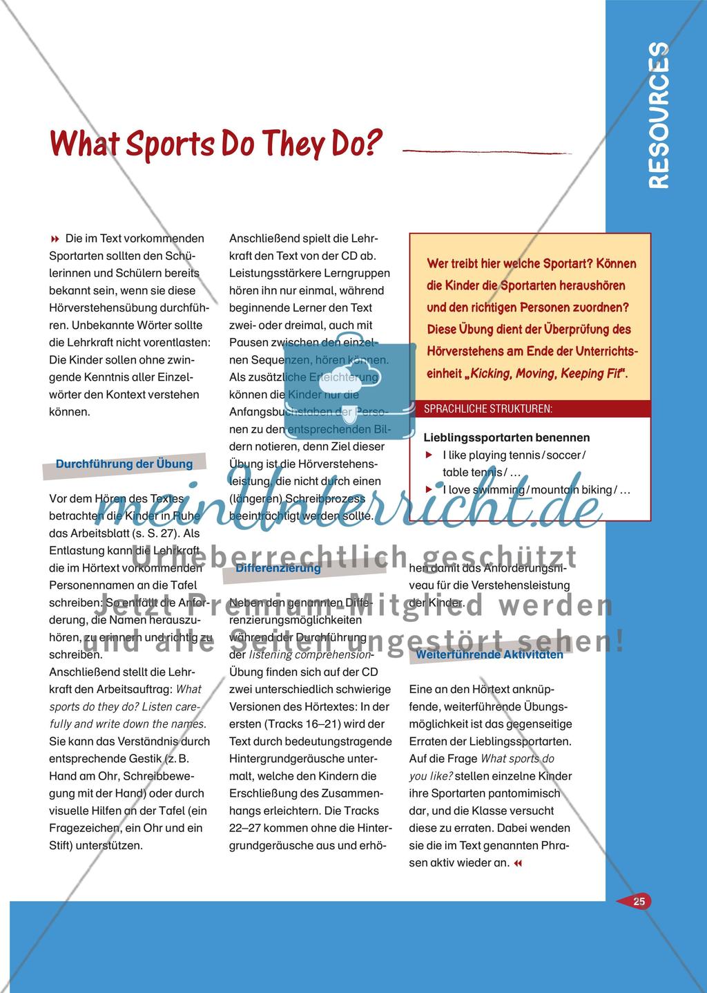 What Sports Do They Do? Preview 1