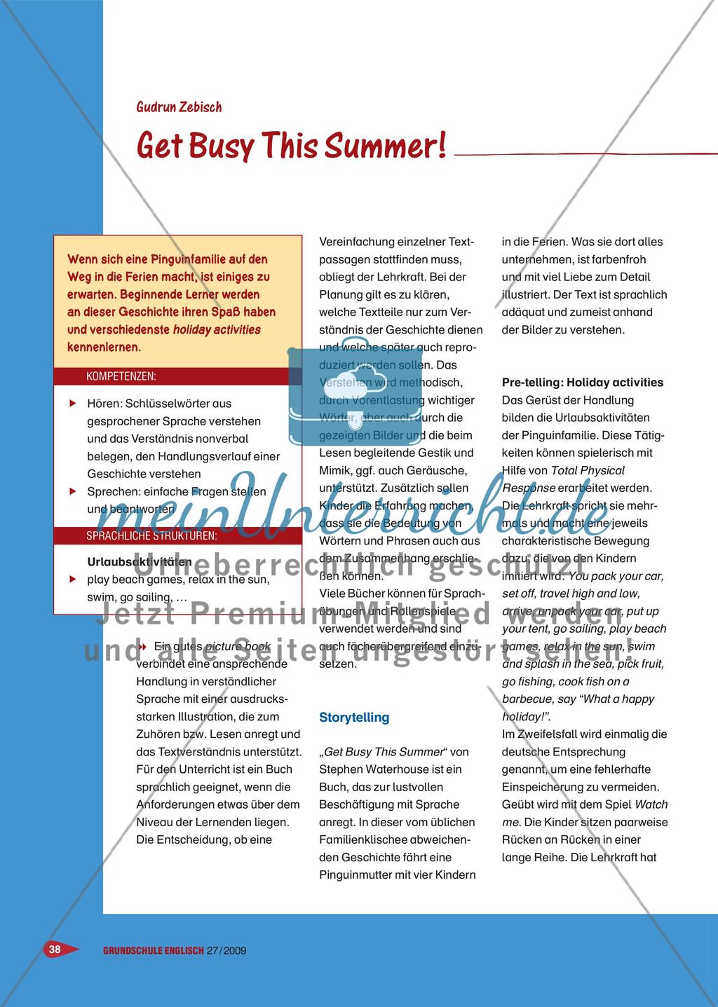 Get Busy This Summer! Preview 1