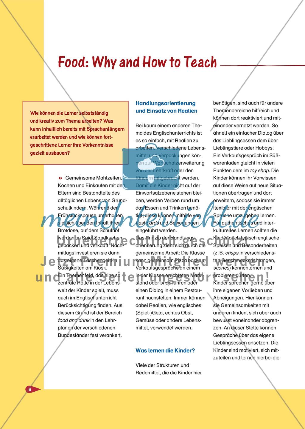 Food: Why and How to Teach Preview 1
