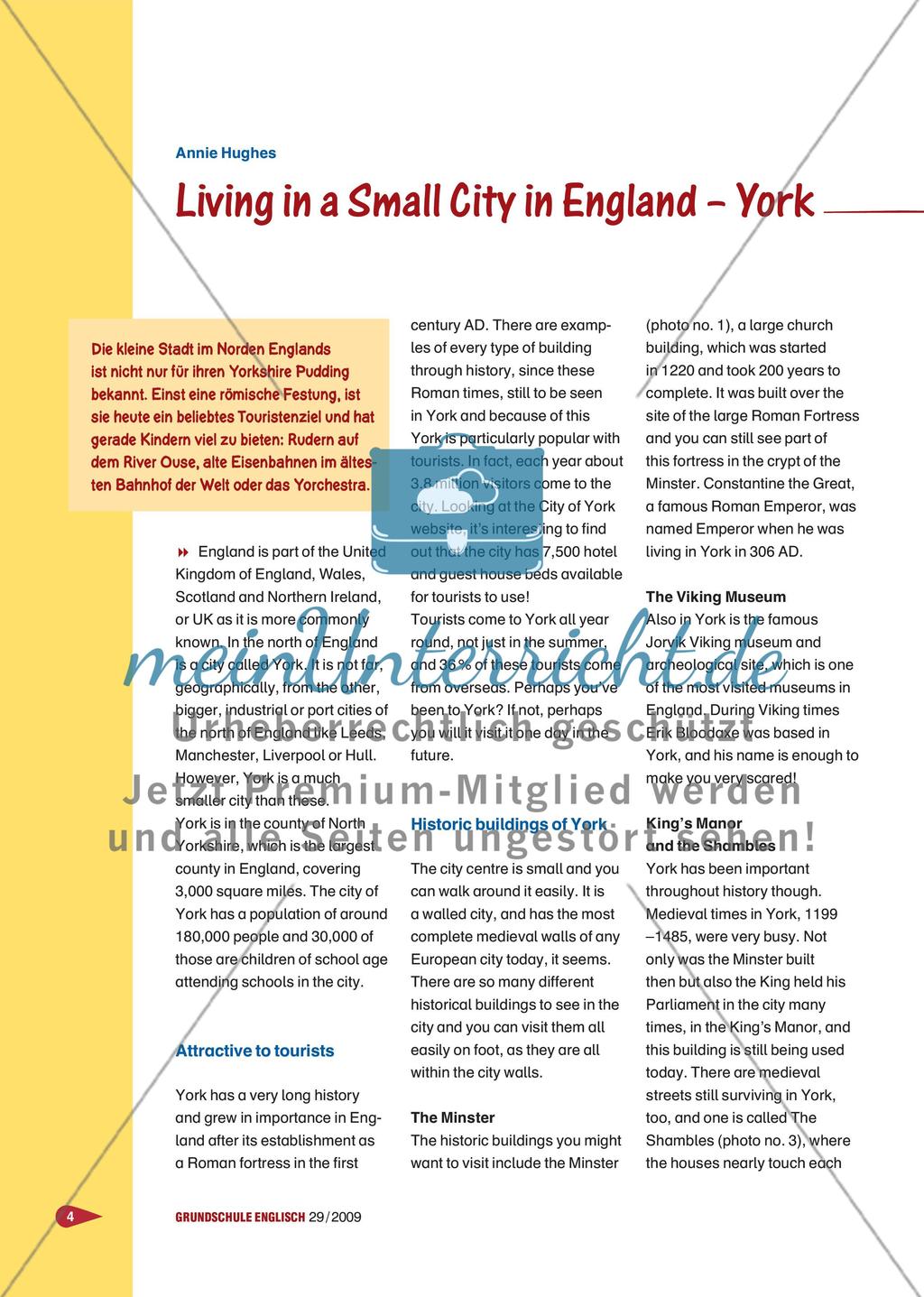 Living in a Small City in England – York Preview 1