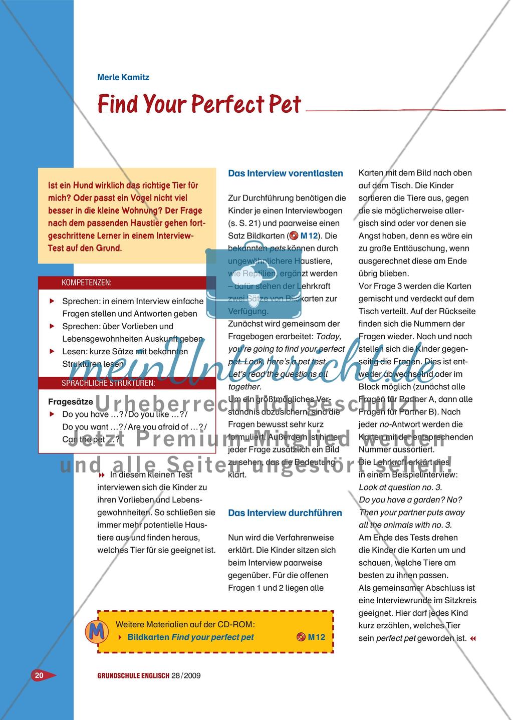 Find Your Perfect Pet Preview 1