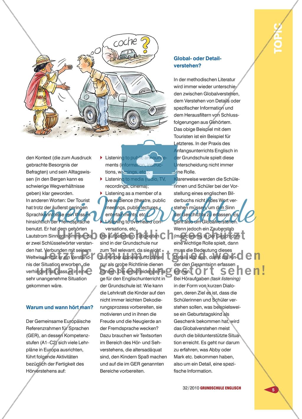 Hörverstehen im Englischunterricht der Grundschule Preview 2