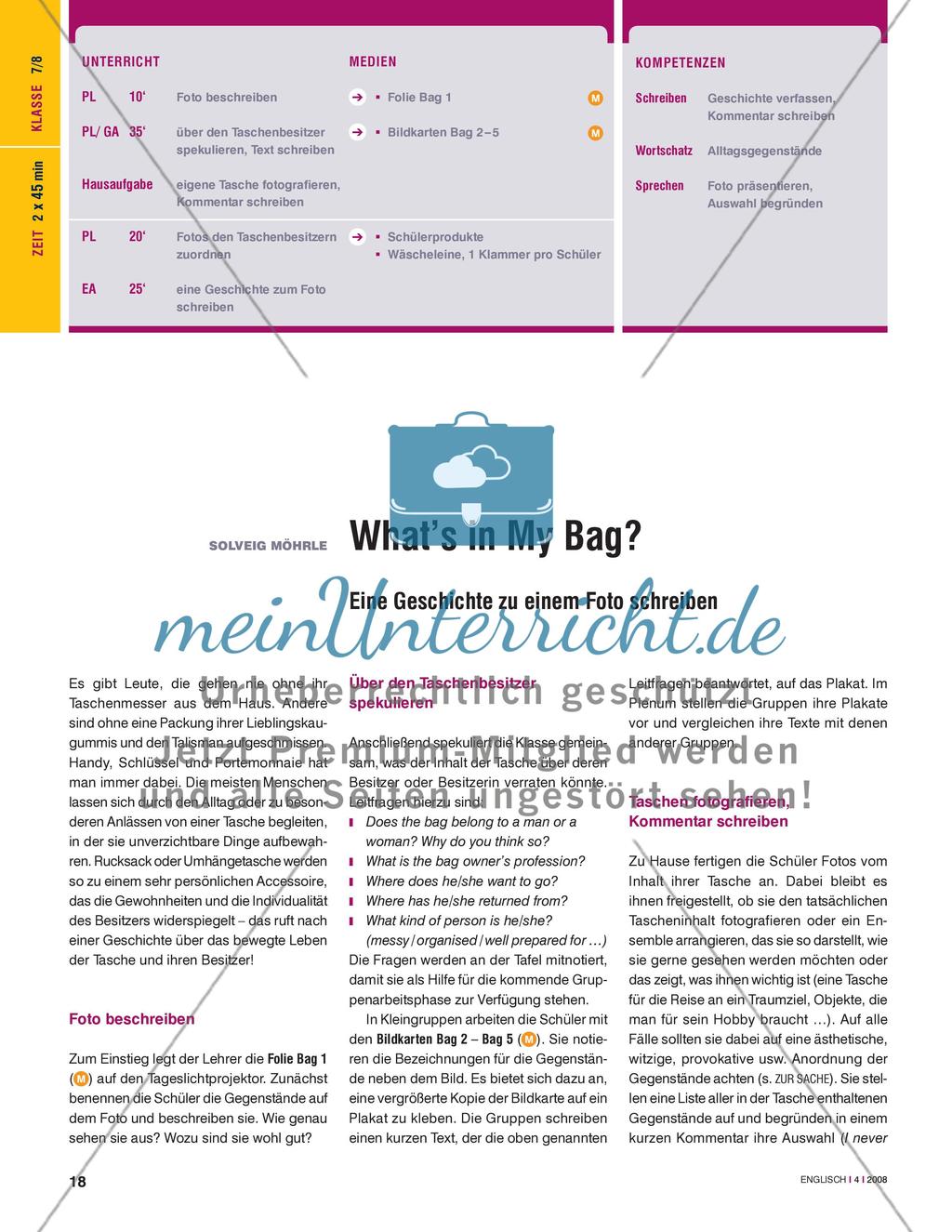 What’s in My Bag? Preview 1