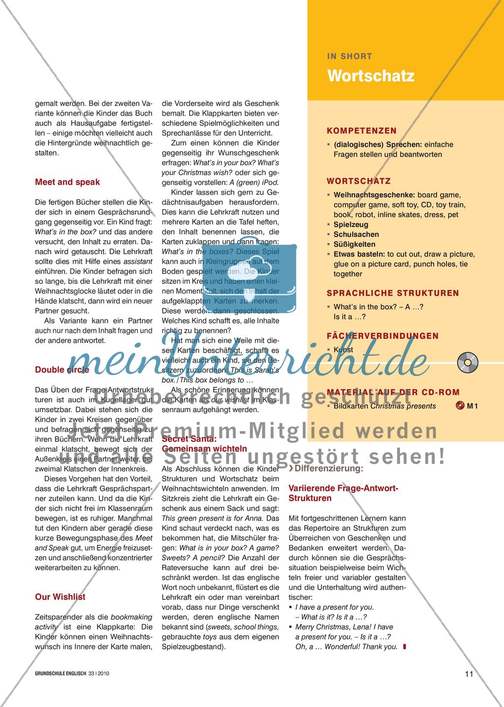 Guess What’s in the Box! - Weihnachtswörter festigen mit einem Lift-the-Flap-Book Preview 2