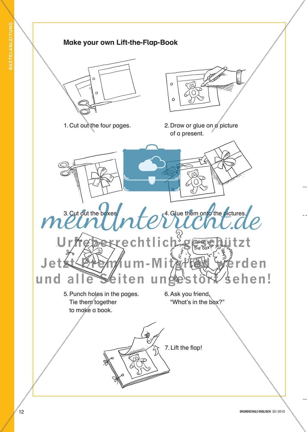 Guess What’s in the Box! - Weihnachtswörter festigen mit einem Lift-the-Flap-Book Preview 3