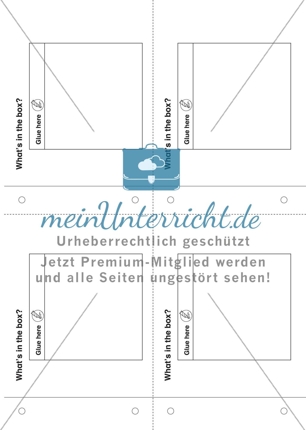 Guess What’s in the Box! - Weihnachtswörter festigen mit einem Lift-the-Flap-Book Preview 4