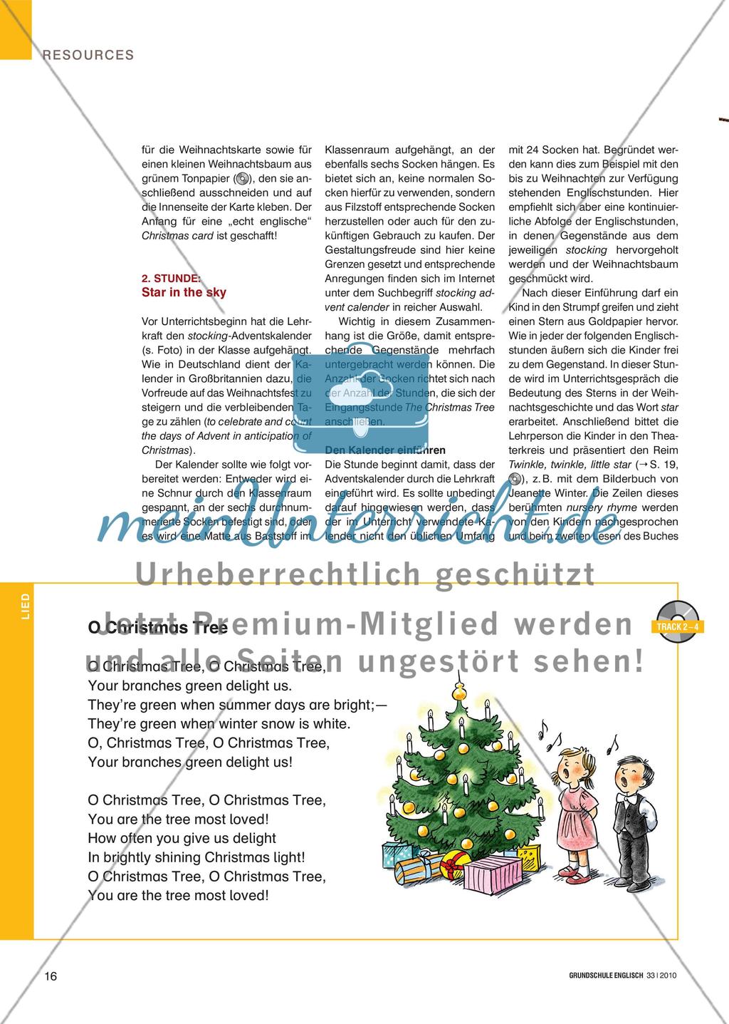 Decorating the Christmas Tree - Ein Adventskalender für die Englischstunden Preview 3