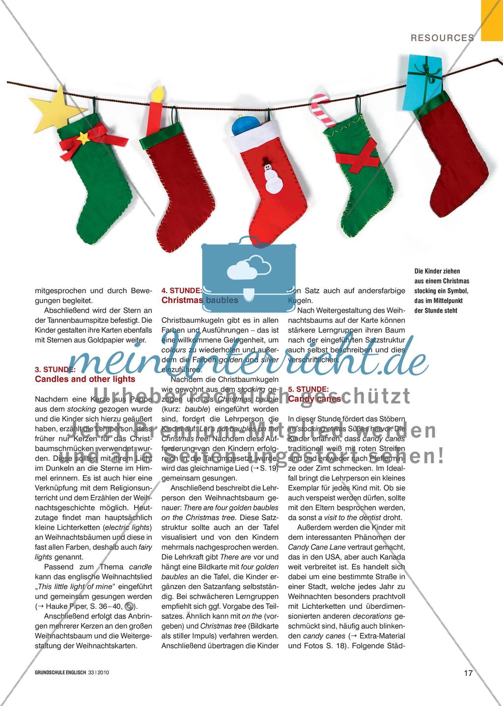 Decorating the Christmas Tree - Ein Adventskalender für die Englischstunden Preview 4