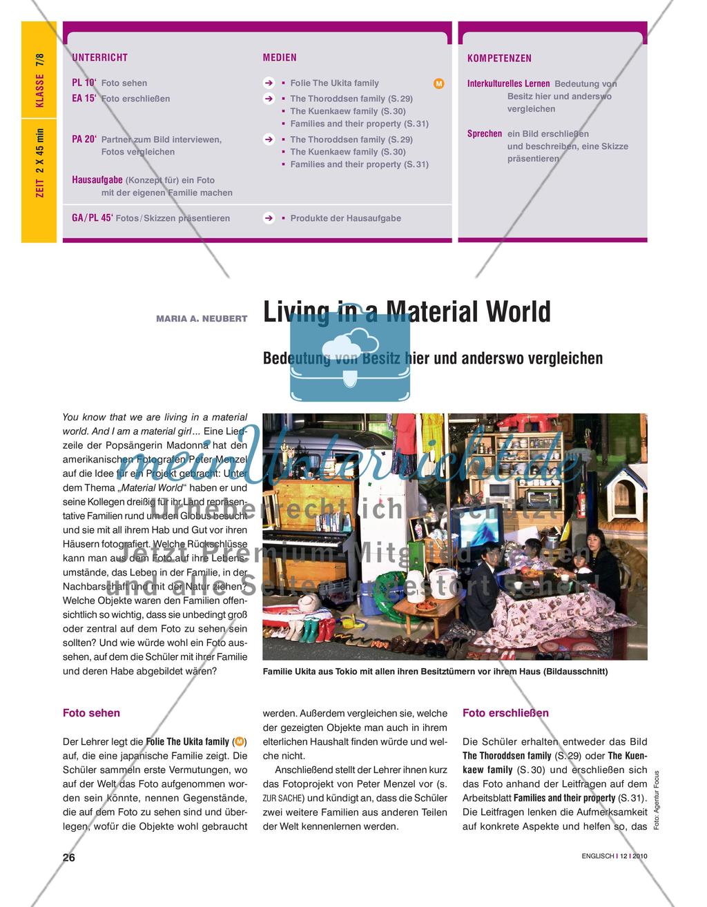 Living in a Material World Preview 1