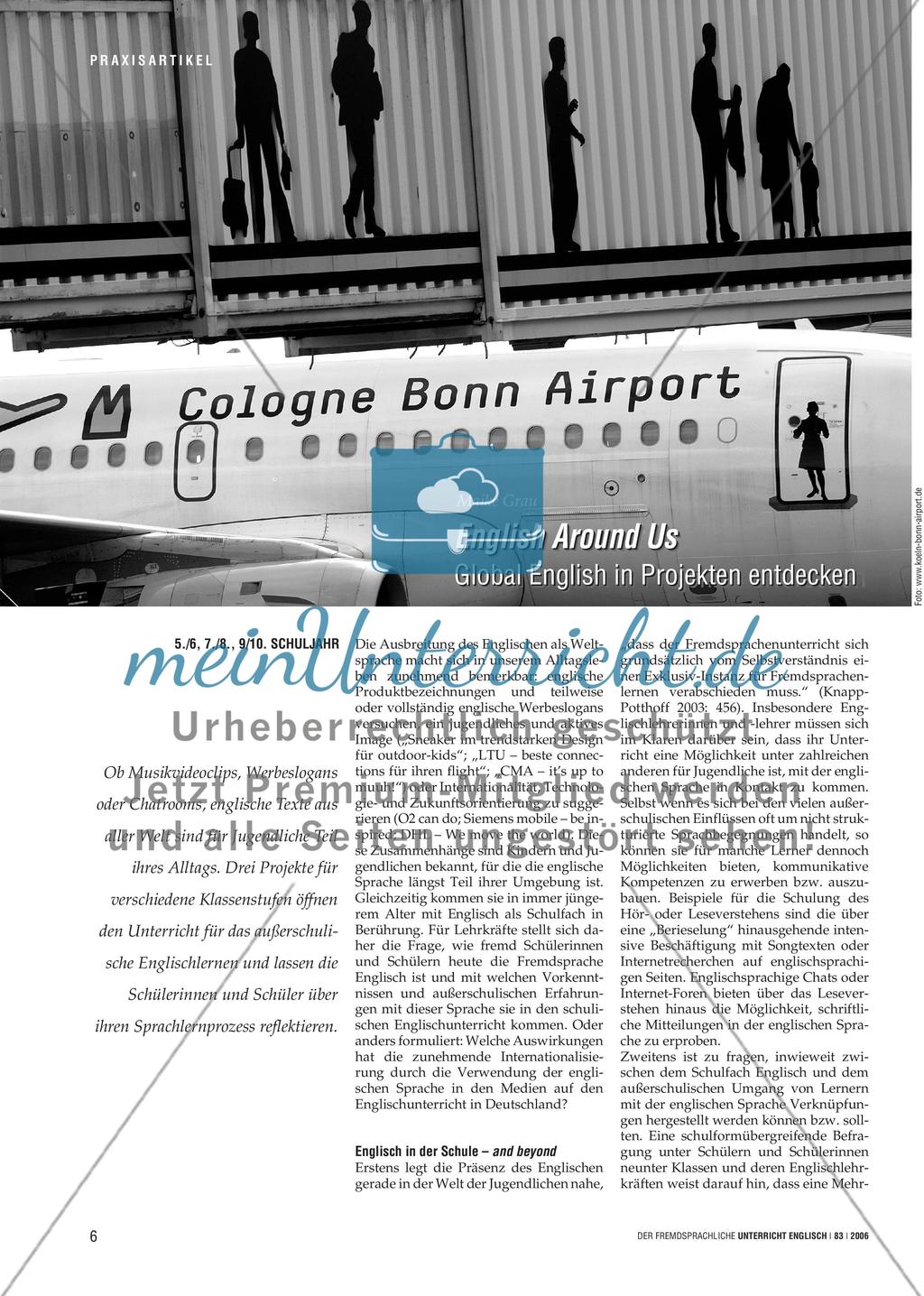 Englich Around Us - Global English in Projekten entdecken Preview 1