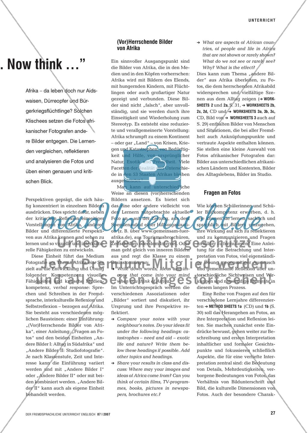 “There is the surface. Now think …” - Fotos aus Afrika in den Blick nehmen Preview 2