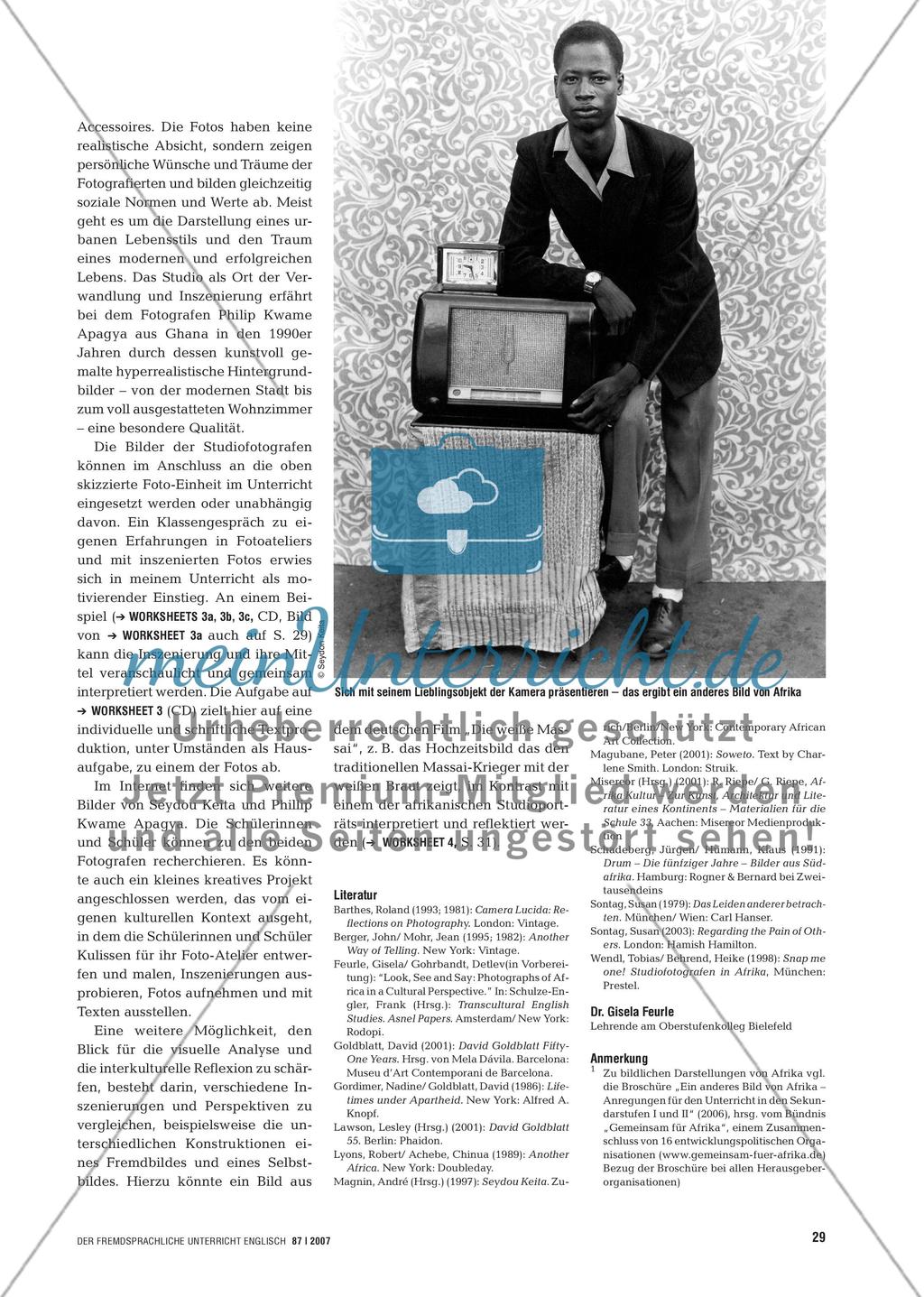 “There is the surface. Now think …” - Fotos aus Afrika in den Blick nehmen Preview 4
