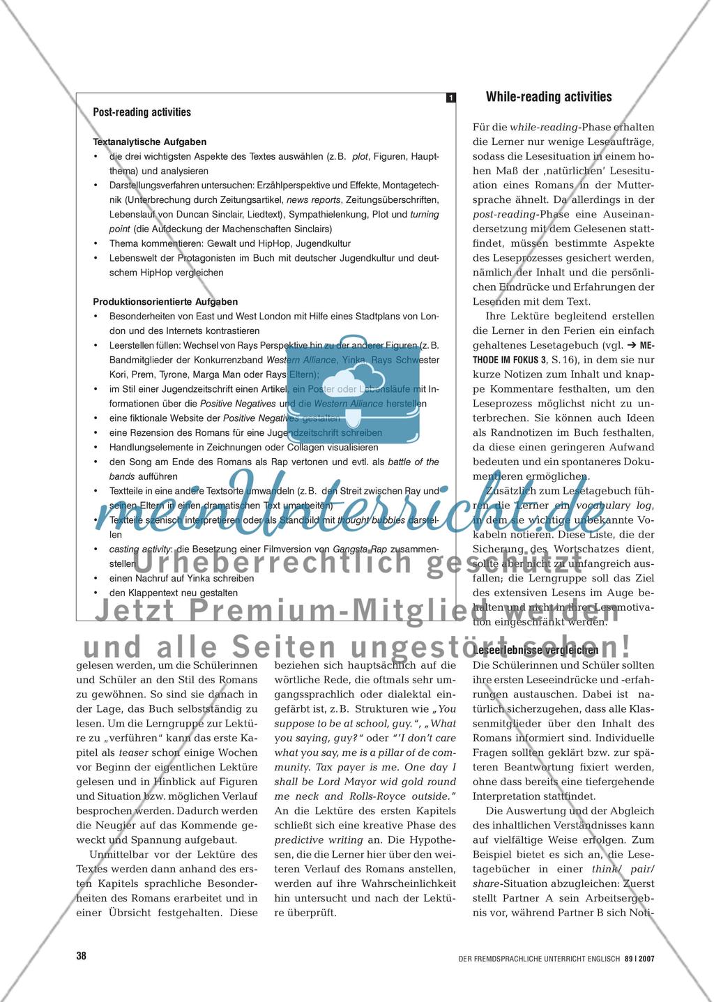 “If you three roam de streets is trouble” - Den HipHop-Roman Gangsta Rap ‚natürlich’ lesen Preview 3