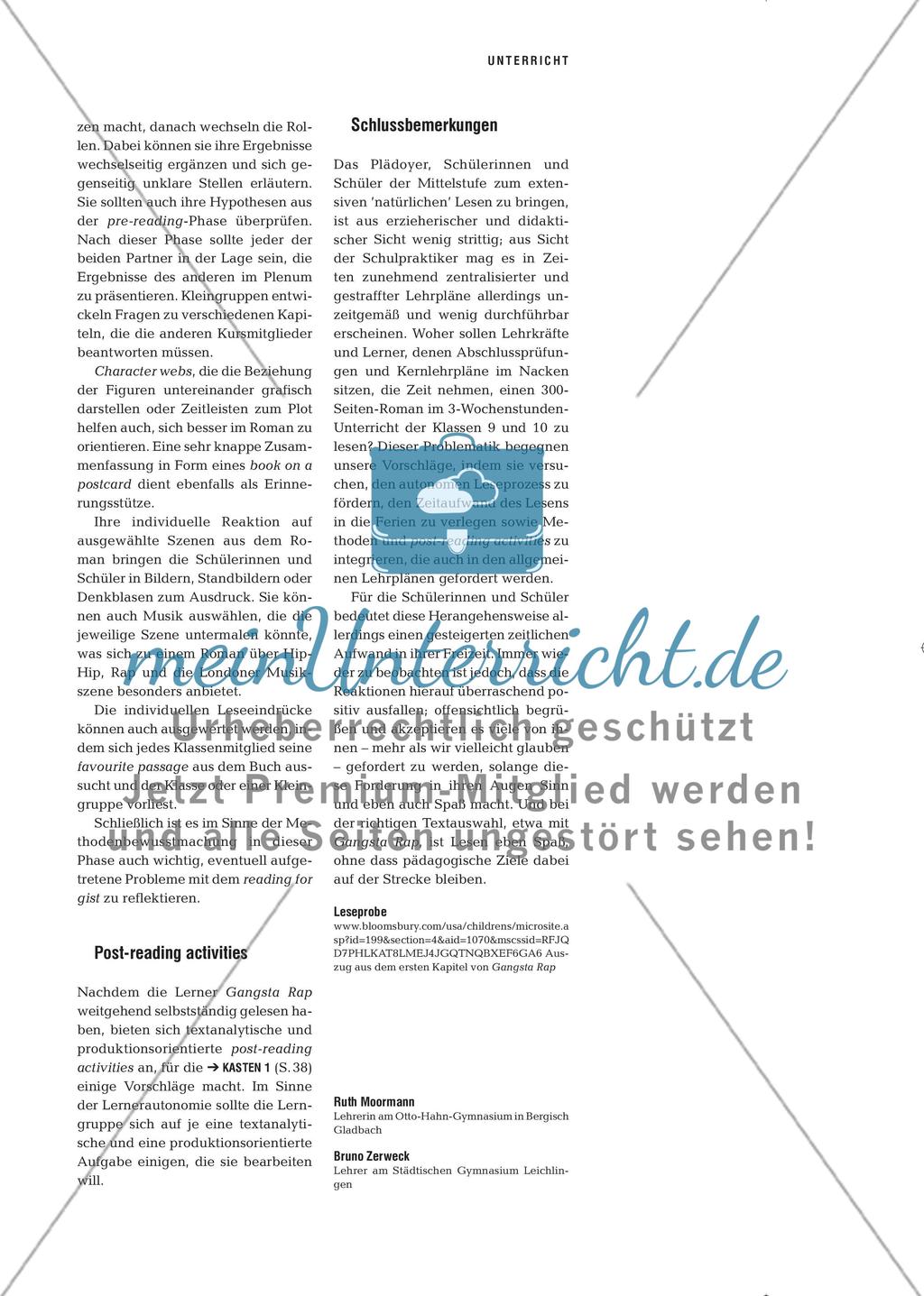 “If you three roam de streets is trouble” - Den HipHop-Roman Gangsta Rap ‚natürlich’ lesen Preview 4